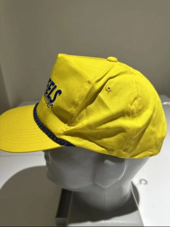 Yellow Logo Rope-Trim Baseball Cap - Picture 3 of 6